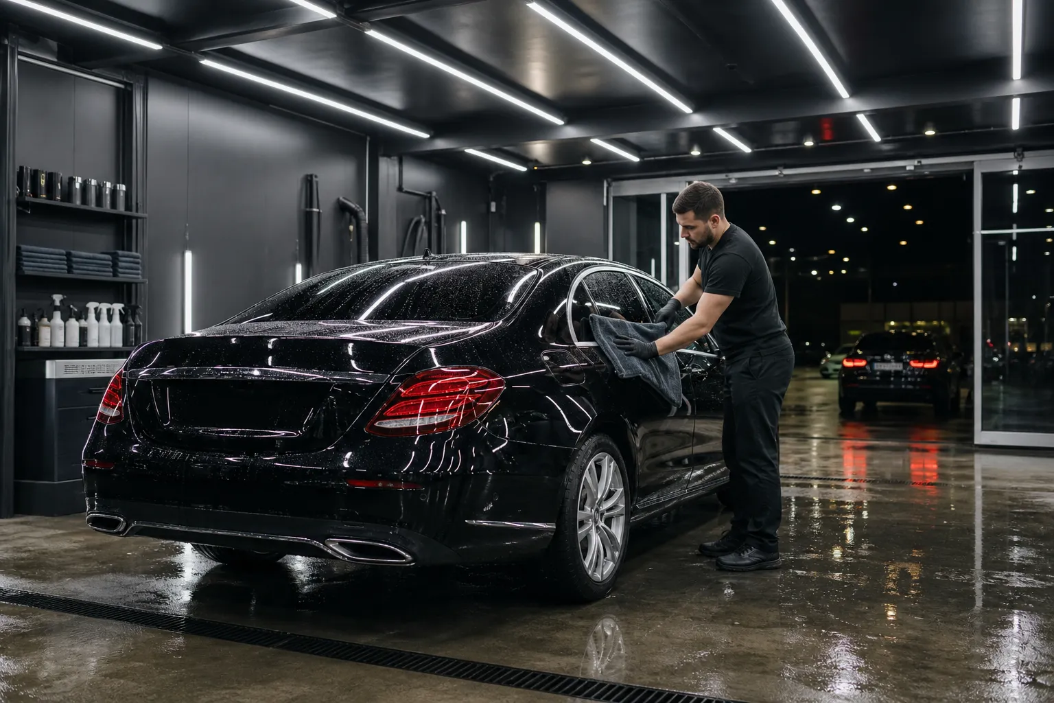 Ride N Wash premium car care facility in Hyderabad